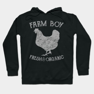 Farm Boy Chicken Farmer Hoodie